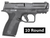 Smith & Wesson M&P9 Shield X 9mm 10-Round Magazine  Part Number 14459