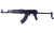 Arsenal, Inc. SAM7UF-85, Semi-automatic Rifle, AK, 762X39, 16.3 Hammer Forged Barrel, Milled Receiver, Matte Finish, Black, Underfolding Stock, Plum Furniture, FIME Group FM-922EUS Enhanced 2-Stage Trigger, Adjustable Iron Sights, 10 Rounds, 1 Mag...