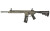 LWRC SIX8 A5 6.8 SPC Semi-Automatic Rifle with 16.1-inch Spiral Fluted Barrel and 30-Round Magazine in Tungsten