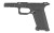 Lone Wolf Distributors Timber Wolf Compact Frame - Full Size Polymer Handgun Frame in Black