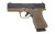 Black Rain Ordnance BRO-FL-9MM-FDE-BLK Frontline Compact 9mm Striker Fired Handgun
