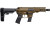 CMMG Banshee .45 ACP Semi-Automatic Pistol with 5-Inch Threaded Barrel and Ambidextrous Safety  Midnight Bronze