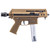 B&T USA APC9K PRO 9mm Semi-Automatic Submachine Gun with 4.3-Inch Threaded Barrel and 30-Round Magazine in Tan