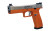 American Precision Firearms Strike One ERGAL PRO 9mm Pistol with 5-Inch Barrel and Orange Finish