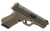 Black Rain Ordnance BRO Frontline 9mm Compact Pistol with Night Sight - Flat Dark Earth / Olive Drab Green