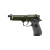 Beretta USA J92F300GRTB18 9mm Full-Size OD Green Pistol with Threaded Barrel and 2 Magazines