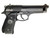 Beretta USA J92F630 92FS 9mm Pistol with 3 Magazines - Black Finish