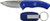 Smith & Wesson S&W Knife Folder with Keychain - 2.75-inch Stainless Steel Blade, Aluminum Handle in Blue