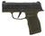 SIG SAUER P365X 9mm Nitron Semi-Auto Pistol with X-RAY 3 Sights and OD Green Cerakote Frame