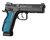 CZ Shadow 2 9mm DA/SA Semi-Automatic Pistol, Black/Blue, 17-Round, 3 Magazines - 91257