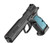 CZ TS 2 9mm Competition-Ready Semi-Automatic Pistol, Black/Blue, Part 01220