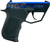Taurus 22TUC 22 LR Double-Action-Only Semi-Auto Pistol, Blue PVD Waves, 1-22TUC13BL-GW
