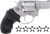 Taurus 905 9mm Luger Revolver with 2-Inch Barrel, Matte Stainless Finish, Part Number 2905029