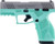Taurus GX2 9mm Semi-Automatic Pistol, Bi-Tone Cyan and Stainless, 1-GX2939C