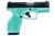 Taurus GX2 9mm Striker-Fired Pistol, Cyan and Black, 1-GX2931C