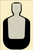Action Target TQ-19-100 Standard Silhouette Qualification Targets, 100-Pack