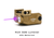 HiLight Primal Series PS5P Tan Flashlight and Laser Attachment
