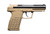 Keltec PR-5.7 5.7x28mm Semi-Auto Pistol with Tan Polymer Frame and Fiber Optic Sights