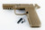 Wilson Combat Sig Sauer P320 Carry Grip Module in Tan with Manual Safety
