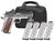 Springfield Armory PX9118LAOSPAC 45 1911 Ronin Ultra-Finish 4.25-Inch Barrel with Crossed Cannon Wood Laminate Grips