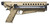 Kel-Tec P50TAN 5.7x28mm Semi-Auto Rifle with 9.6-Inch Barrel, Tan Polymer Frame, and Optic Ready Sights