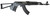 Zastava Arms USA ZR7762RTCA ZPAP M70 7.62x39mm Semi-Auto Rifle with 16.25-Inch Barrel, Black Polymer Stock