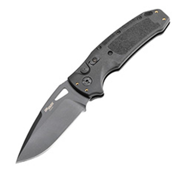 Sig K320A Knife AutoFold 3.5"DropPtBlack