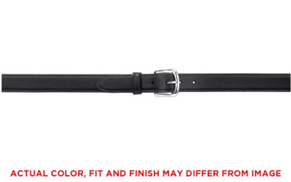Safariland Model L830 Plainclothes Leather Dress Belt, 1.5", Size 60", Chrome Buckle, Black Finish L830-60-2C