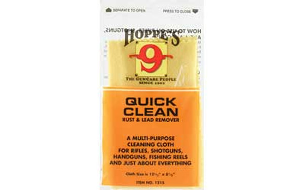 Hoppe's Quick Clean Rust & Lead Remover Cloth 1215