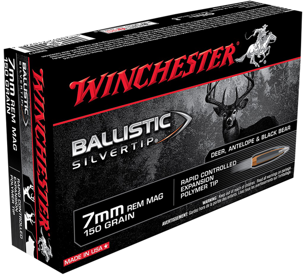 Winchester Ammo Ballistic Silvertip, Win Sbst7           7mm     150 Blst         20/10