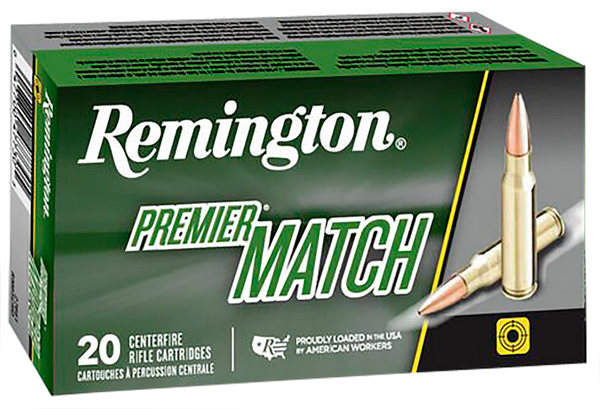 Remington Ammunition Premier, Rem 27676 Rm68r1    Matchking 115 Bthp       20/10