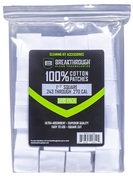 Breakthrough Clean Square, Brkthru Bt-cp-s-1-1/2-600 Sq Ptchs 243/270  600pcs