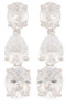 JanKuo C.Z. Round Cut teardrop dangle earring