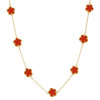 JANKUO Jewelry 7 small Flower Clover necklace