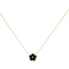 JANKUO Jewelry Single Flower Clover necklace with stone