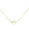 JANKUO 16" Heart 14K Goldplated Pendant Necklace