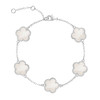JanKuo 14K Goldplated Flower Bracelet