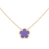 JANKUO 14K Goldplated Flower Necklace