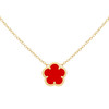 JANKUO 14K Goldplated Flower Necklace