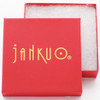 JANKUO Flower 3-Piece 14K Goldplated, Emerald Earring, Bracelet & Necklace Set