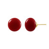 JANKUO Burgundy Round Earring