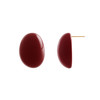 JANKUO Burgundy Oval Earring