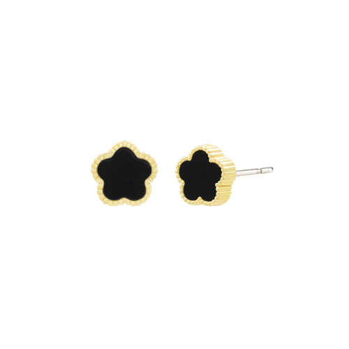 JANKUO Jewelry Petite Flower Clover Stud Earring
