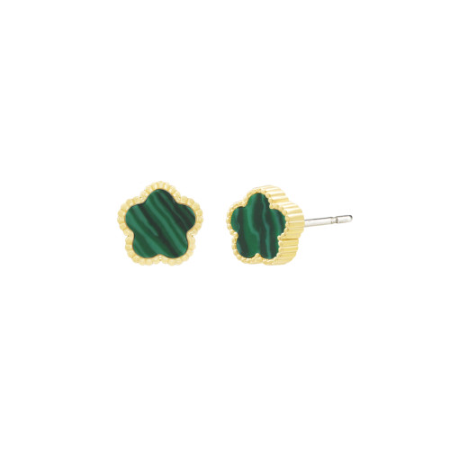 JANKUO Jewelry Petite Flower Clover Stud Earring