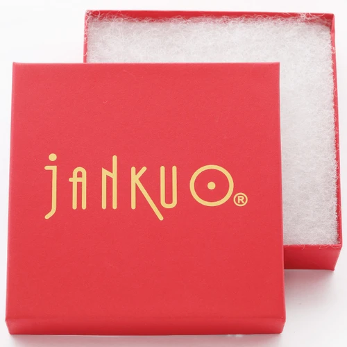 JANKUO Flower 3-Piece 14K Goldplated, Blush Pink Earring, Bracelet & Necklace Set