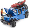 Jeep Wrangler Rubicon W/ Kayak And Figure