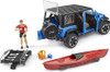 Jeep Wrangler Rubicon W/ Kayak And Figure