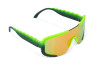 Gulf Shores Shield Green Youth Sunglasses