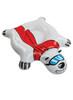 polar bear pool float and snow tube
