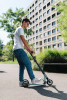 Olive Green Sprite Scooter With Suspension